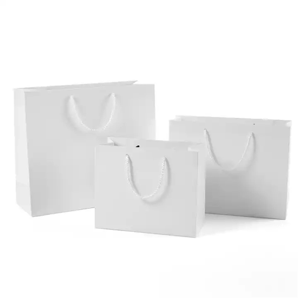 Eco Kraft Paper Shopper Tote Bag - Eco Kraft Paper Shopper Tote Bag - Image 4 of 11