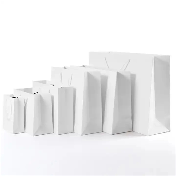 Eco Kraft Paper Shopper Tote Bag - Eco Kraft Paper Shopper Tote Bag - Image 8 of 11