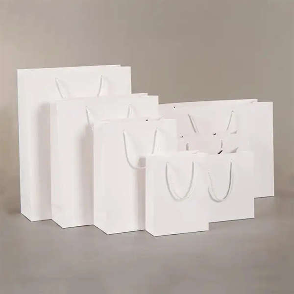 Eco Kraft Paper Shopper Tote Bag - Eco Kraft Paper Shopper Tote Bag - Image 9 of 11