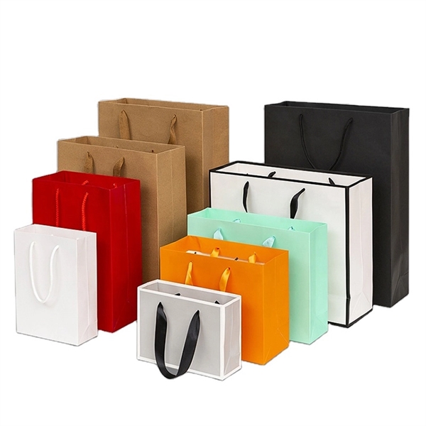 Eco Kraft Paper Shopper Tote Bag - Eco Kraft Paper Shopper Tote Bag - Image 11 of 11