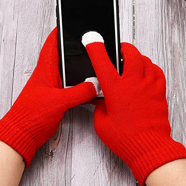Stretchy Warm Knit Winter Magic Gloves - Stretchy Warm Knit Winter Magic Gloves - Image 1 of 6