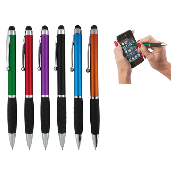 2-In-1 Touch Screen W/Twist Stylus Ballpoint Pen - 2-In-1 Touch Screen W/Twist Stylus Ballpoint Pen - Image 1 of 2