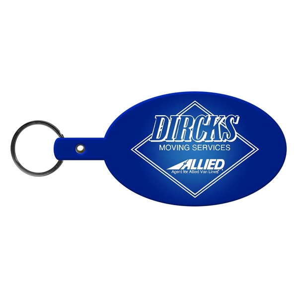 Large Oval Flexible Key Tag Keyring - Large Oval Flexible Key Tag Keyring - Image 17 of 34