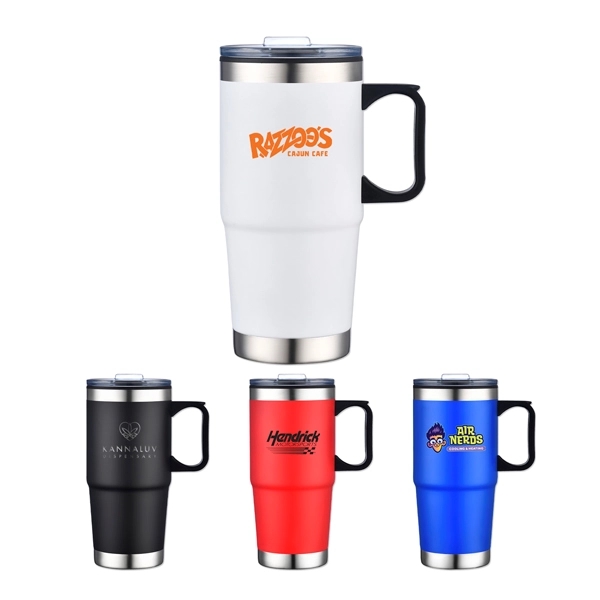 24 Oz. Travel Mug with Stainless Steel Bottom