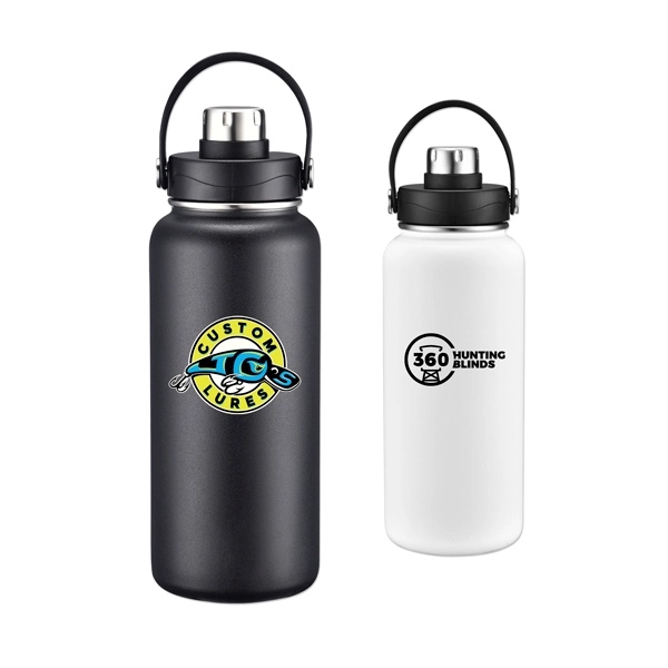 34 Oz. Vacuum Water Bottle - 34 Oz. Vacuum Water Bottle - Image 0 of 2