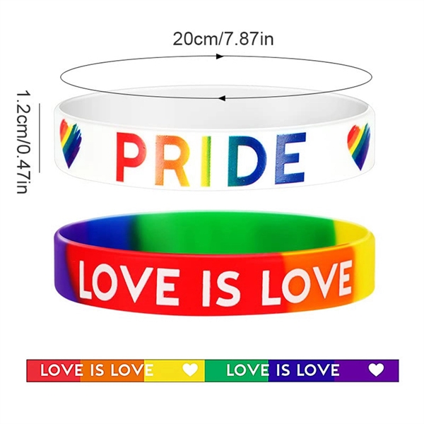 Silicone Wristbands For Lesbian Gay LGBTQ - Silicone Wristbands For Lesbian Gay LGBTQ - Image 0 of 7