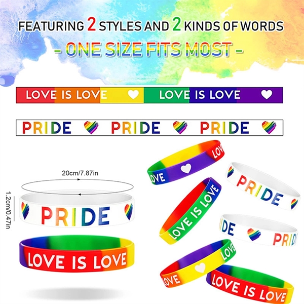 Silicone Wristbands For Lesbian Gay LGBTQ - Silicone Wristbands For Lesbian Gay LGBTQ - Image 2 of 7