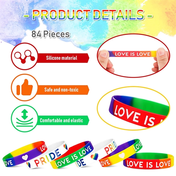 Silicone Wristbands For Lesbian Gay LGBTQ - Silicone Wristbands For Lesbian Gay LGBTQ - Image 3 of 7