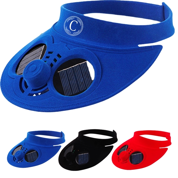 Sun Visor Hats With Fan - Sun Visor Hats With Fan - Image 0 of 1