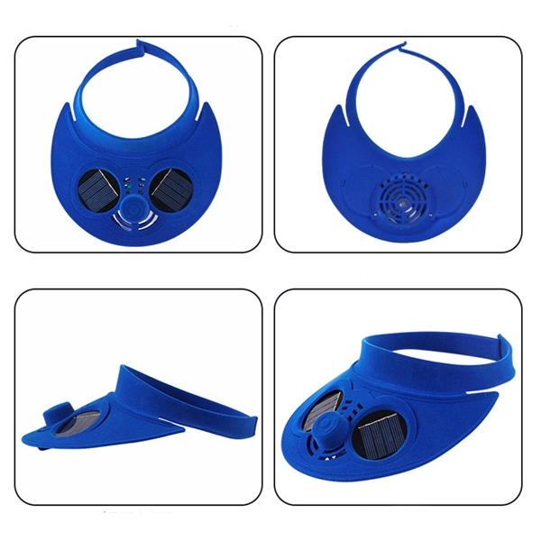 Sun Visor Hats With Fan - Sun Visor Hats With Fan - Image 1 of 1