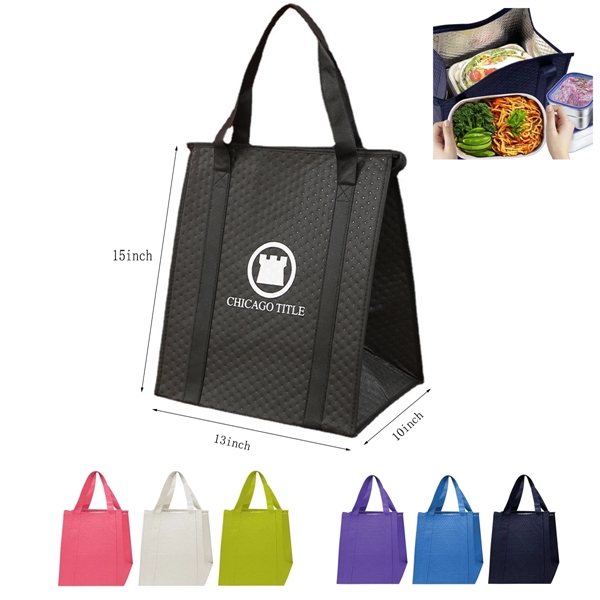 Insulated Reusable Grocery Food Bag - Insulated Reusable Grocery Food Bag - Image 0 of 3