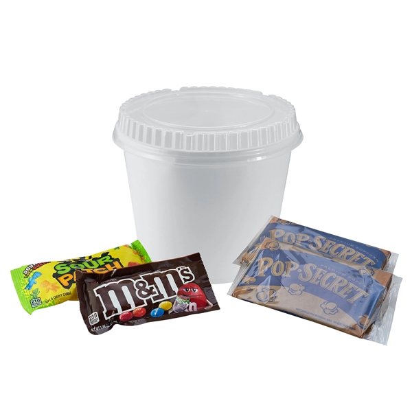 Movie Night Bucket With Sour Patch® Kids, M&M's® & Popcorn - Movie Night Bucket With Sour Patch® Kids, M&M's® & Popcorn - Image 1 of 1