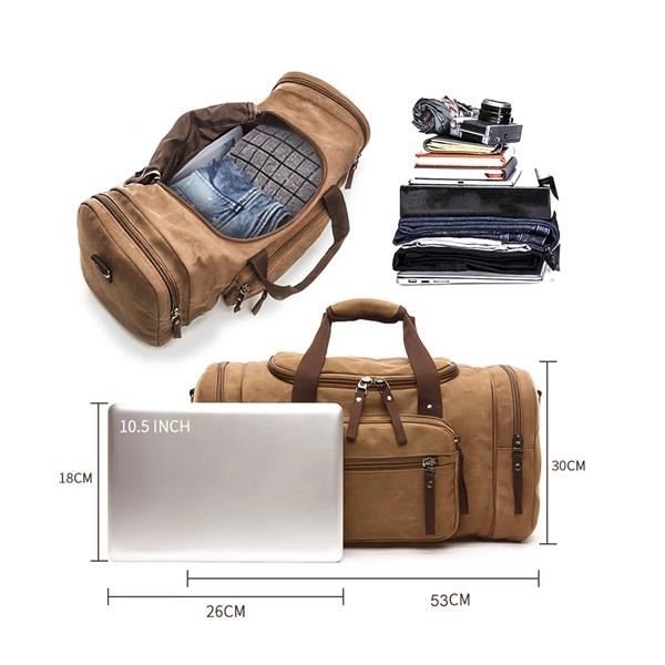 Canvas Duffle Bag - Canvas Duffle Bag - Image 2 of 2