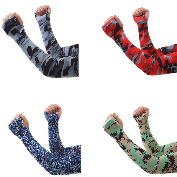 Camouflage Sublimation Full Color Arm Sleeve With Palm - Camouflage Sublimation Full Color Arm Sleeve With Palm - Image 1 of 3