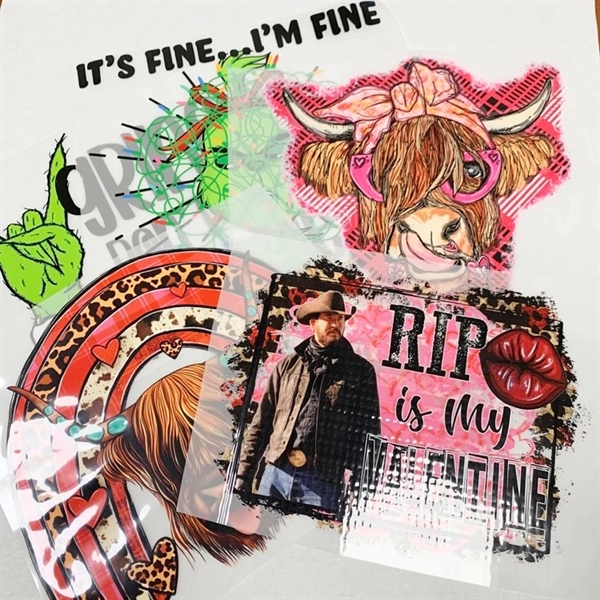 Custom Heat Transfer Stickers-Iron On - Custom Heat Transfer Stickers-Iron On - Image 5 of 13
