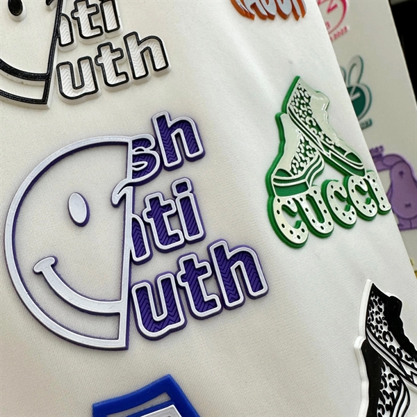 Custom Iron On Silicone Patches - Custom Iron On Silicone Patches - Image 1 of 7