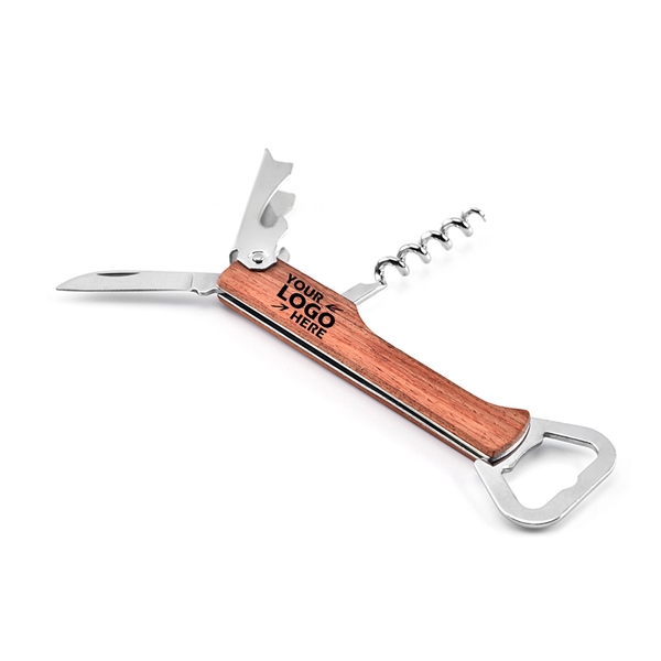 Wooden Handle Wine Corkscrew - Wooden Handle Wine Corkscrew - Image 0 of 1