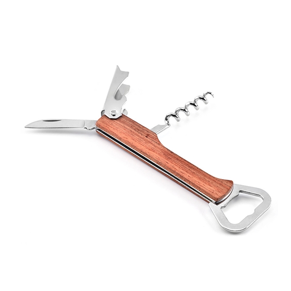Wooden Handle Wine Corkscrew - Wooden Handle Wine Corkscrew - Image 1 of 1