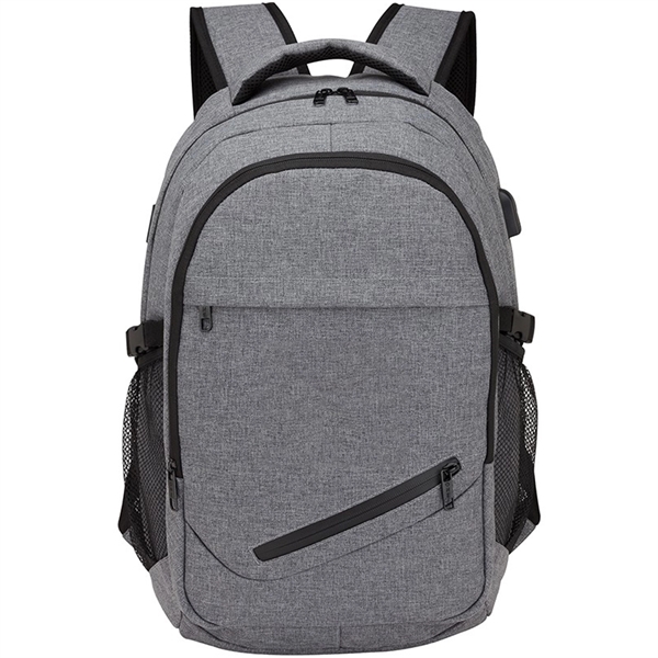 Water Resistant Pro-Tech Laptop Backpack /Usb Charging Port - Water Resistant Pro-Tech Laptop Backpack /Usb Charging Port - Image 1 of 1