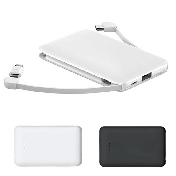 Logo Slim 5000 Mah Power Banks - Logo Slim 5000 Mah Power Banks - Image 1 of 7