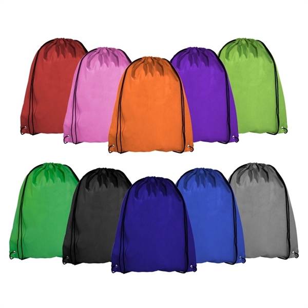 Nylon Drawstring Backpack - Nylon Drawstring Backpack - Image 6 of 6