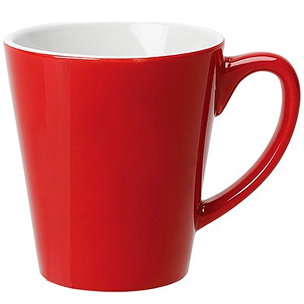 12 oz. Ceramic Dishwasher-Safe Latte Coffee Mug w/ Handle - 12 oz. Ceramic Dishwasher-Safe Latte Coffee Mug w/ Handle - Image 8 of 9