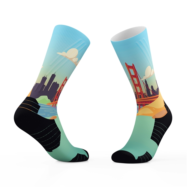 Athletic Sustainable Performance Crew Socks, DTG - Athletic Sustainable Performance Crew Socks, DTG - Image 0 of 5