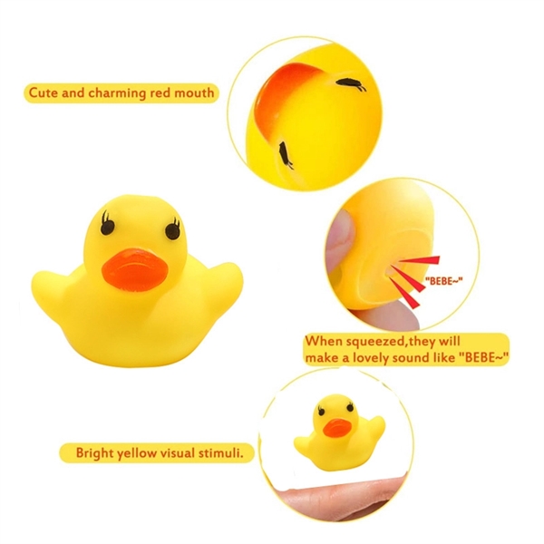 Colorful Mini Rubber Duck Bath Float Toys - Colorful Mini Rubber Duck Bath Float Toys - Image 1 of 4