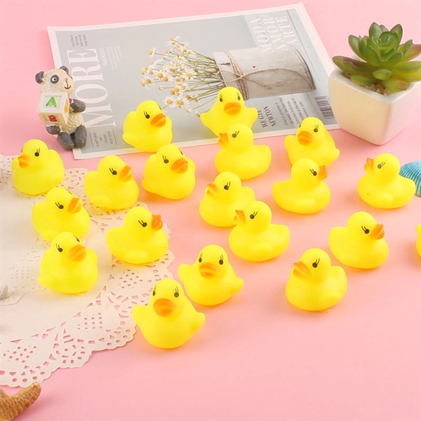 Colorful Mini Rubber Duck Bath Float Toys - Colorful Mini Rubber Duck Bath Float Toys - Image 4 of 4