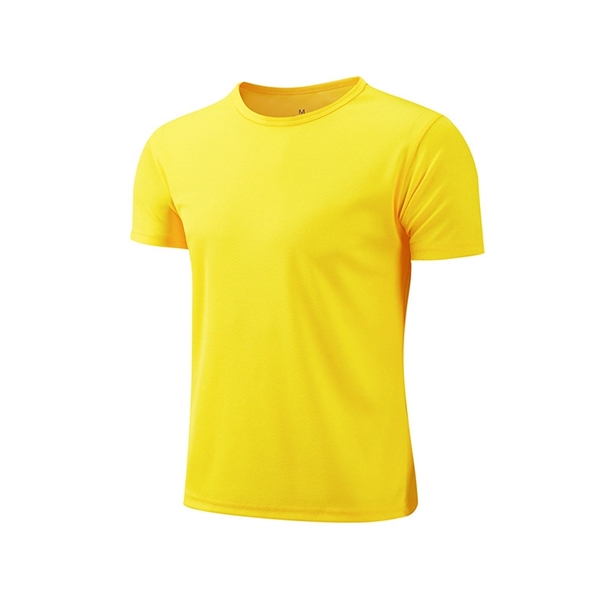 Polyester Unisex Quick Dry T Shirt - Polyester Unisex Quick Dry T Shirt - Image 8 of 9