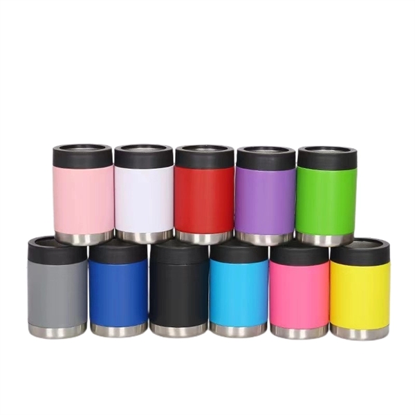 12/14 oz Double Wall Stainless Steel Insulated Can Cooler - 12/14 oz Double Wall Stainless Steel Insulated Can Cooler - Image 13 of 18