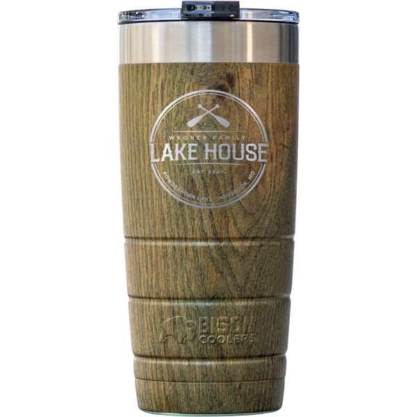 Leakproof 22 oz Bison Tumbler - Wood Grain series - Leakproof 22 oz Bison Tumbler - Wood Grain series - Image 9 of 11