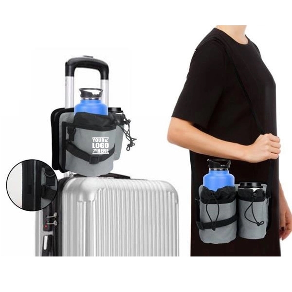 Travel Cup Holder with Shoulder Strap - Travel Cup Holder with Shoulder Strap - Image 0 of 2