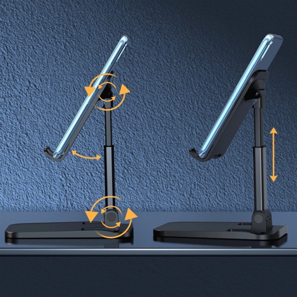 Mobile Phone Adjustable Aluminum Alloy Tablet Holder Stand - Mobile Phone Adjustable Aluminum Alloy Tablet Holder Stand - Image 1 of 2