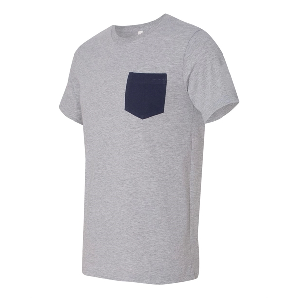 BELLA + CANVAS Jersey Henley - BELLA + CANVAS Jersey Henley - Image 14 of 27