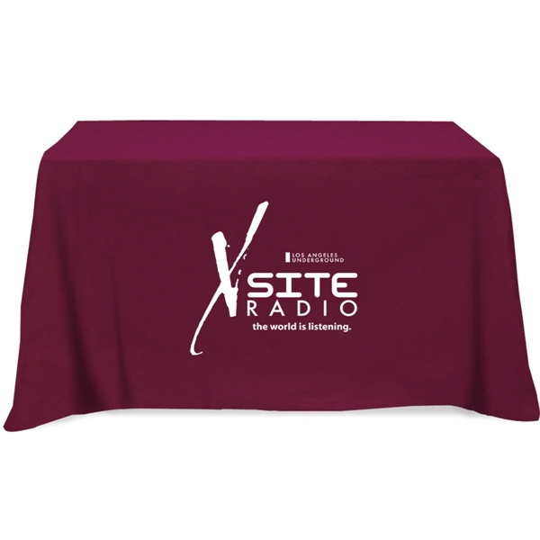Flat 4-sided Table Cover - fits 4 foot standard table - Flat 4-sided Table Cover - fits 4 foot standard table - Image 2 of 8