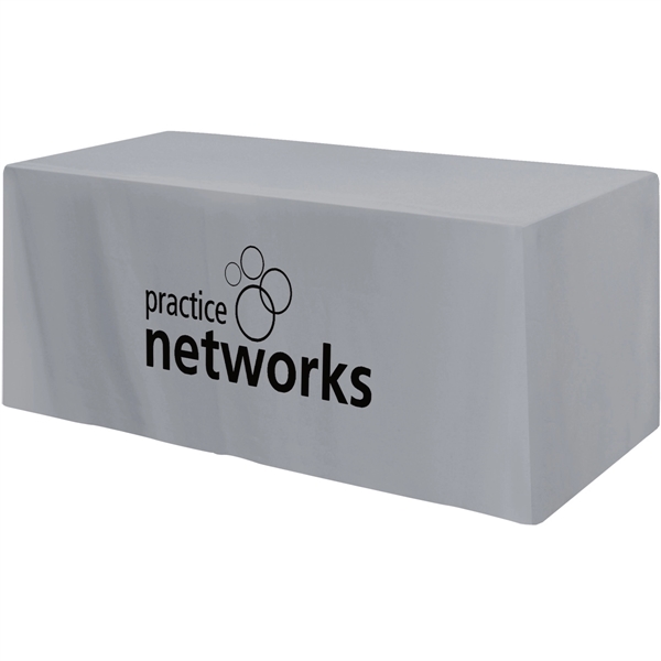 Fitted 3-sided Table Cover - fits 6 foot standard table - Fitted 3-sided Table Cover - fits 6 foot standard table - Image 2 of 9