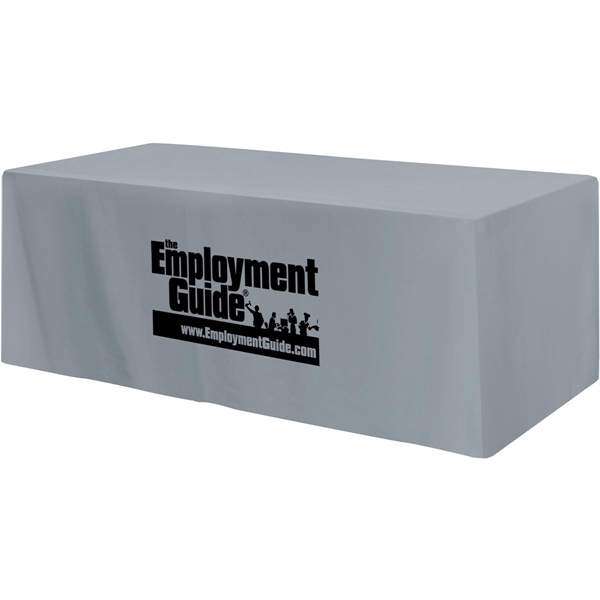Fitted 3-sided Table Cover - fits 8 foot standard table - Fitted 3-sided Table Cover - fits 8 foot standard table - Image 2 of 8