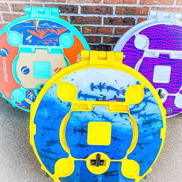 The Clam Cooler Decal