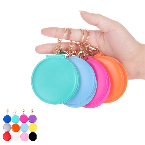 Pu Compat Round Mirror - Pu Compat Round Mirror - Image 0 of 2