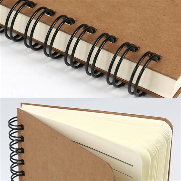 A6 5.6" x 4" Spiral Notebook 100 Pages - A6 5.6" x 4" Spiral Notebook 100 Pages - Image 2 of 2
