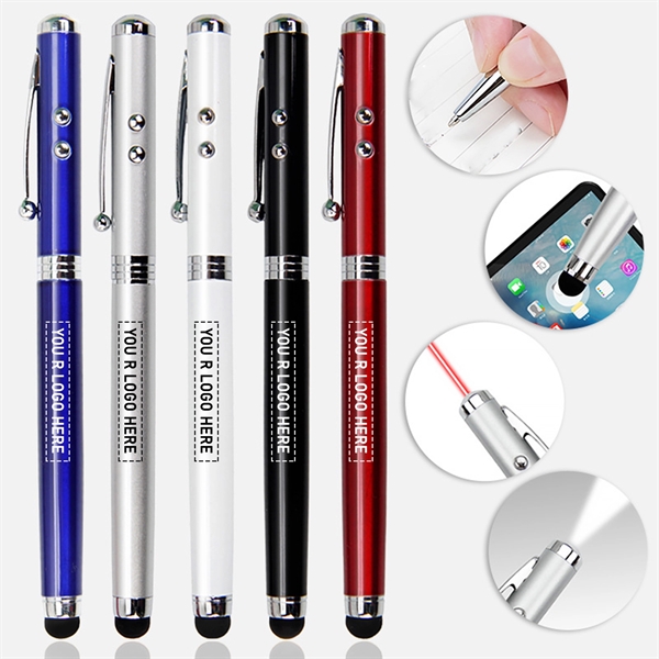 Laser Pointer 3 in 1 Touch Stylus Light Ball Pen - Laser Pointer 3 in 1 Touch Stylus Light Ball Pen - Image 0 of 9