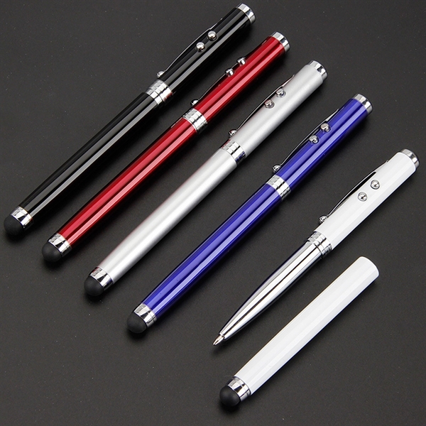 Laser Pointer 3 in 1 Touch Stylus Light Ball Pen - Laser Pointer 3 in 1 Touch Stylus Light Ball Pen - Image 1 of 9
