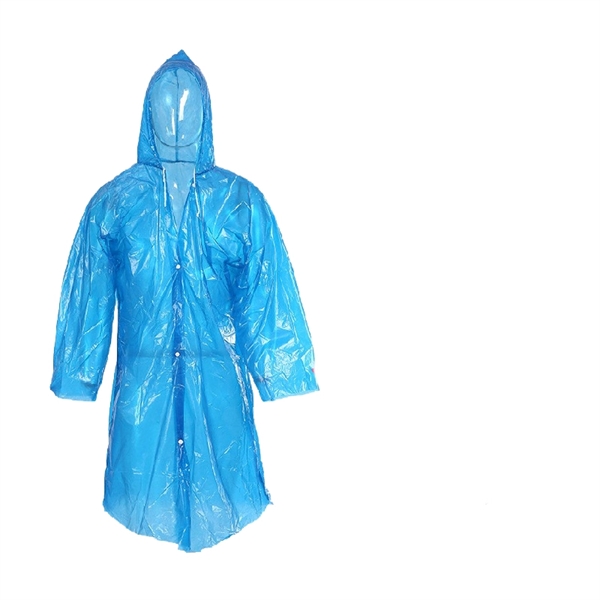 Environmental Protection Disposable Rain Poncho - Environmental Protection Disposable Rain Poncho - Image 1 of 2