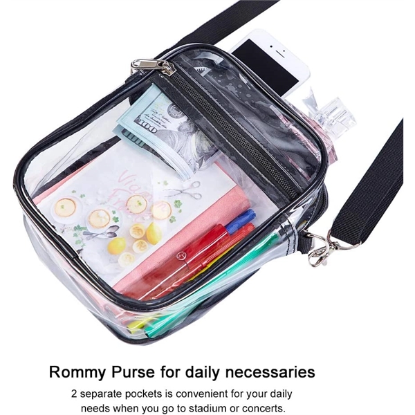 Clear Crossbody Purse Bag - Clear Crossbody Purse Bag - Image 2 of 5