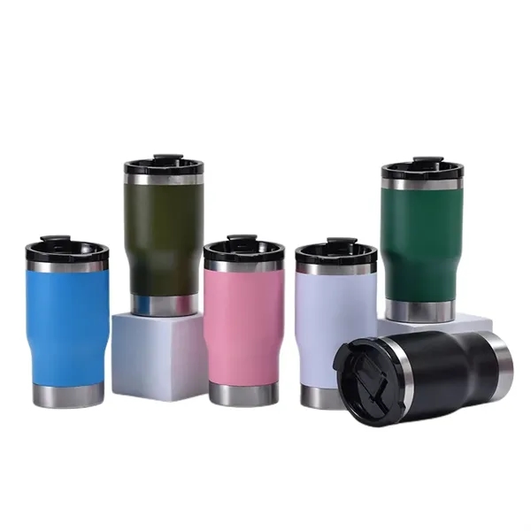 14 oz Stainless Steel Car Travel Beer Cooler Can Holder - 14 oz Stainless Steel Car Travel Beer Cooler Can Holder - Image 20 of 26
