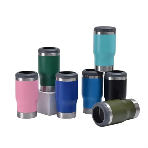 14 oz Stainless Steel Car Travel Beer Cooler Can Holder - 14 oz Stainless Steel Car Travel Beer Cooler Can Holder - Image 21 of 26