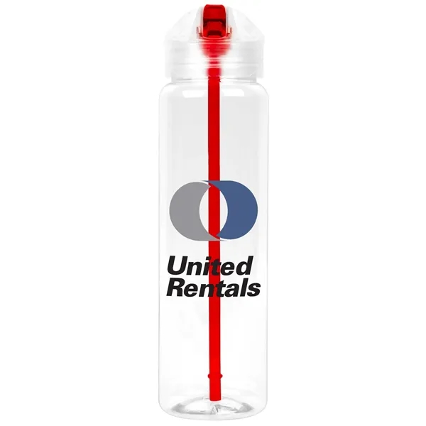 Recyclable Sports Bottle with Flip-Up Lid - 32oz. - Recyclable Sports Bottle with Flip-Up Lid - 32oz. - Image 3 of 8