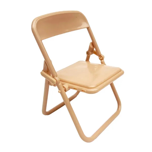 Mini Foldable Chair Phone Desktop Stand - Mini Foldable Chair Phone Desktop Stand - Image 1 of 3