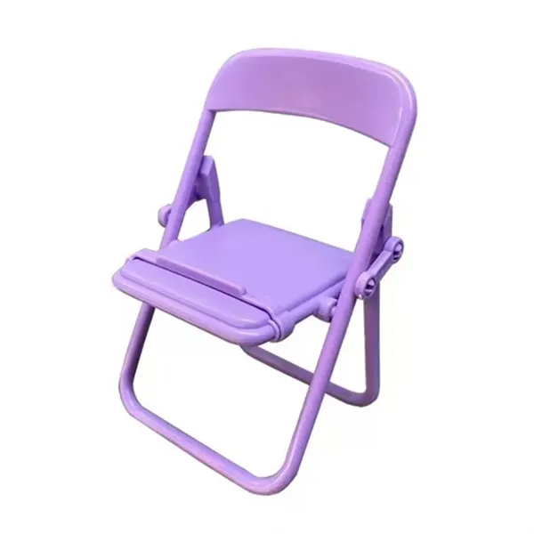 Mini Foldable Chair Phone Desktop Stand - Mini Foldable Chair Phone Desktop Stand - Image 3 of 3